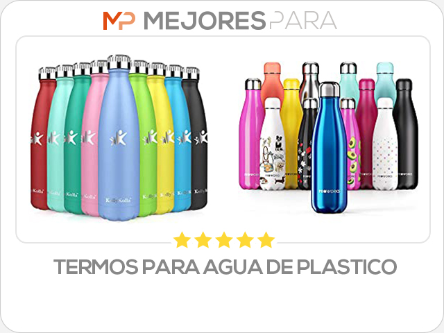 termos para agua de plastico