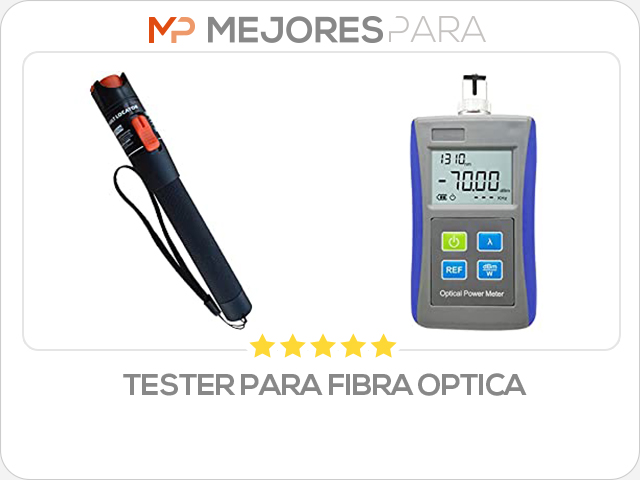 tester para fibra optica