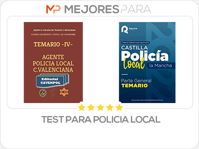 test para policia local