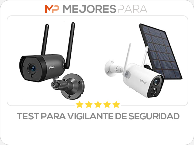 test para vigilante de seguridad