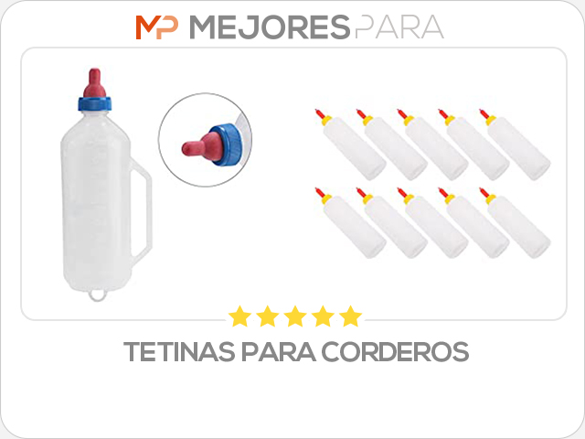 tetinas para corderos