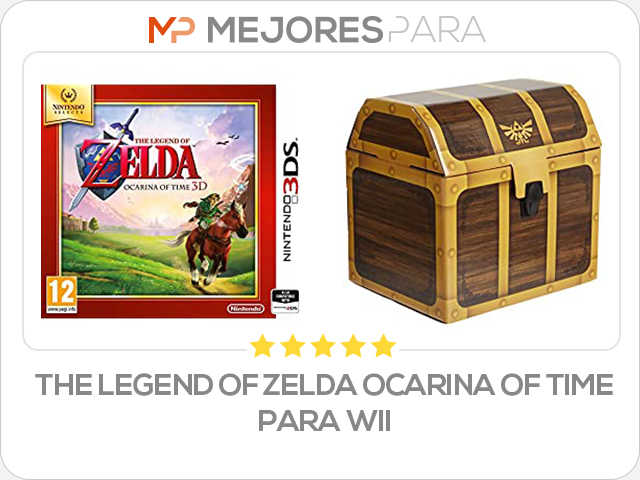 the legend of zelda ocarina of time para wii