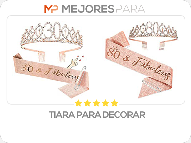 tiara para decorar