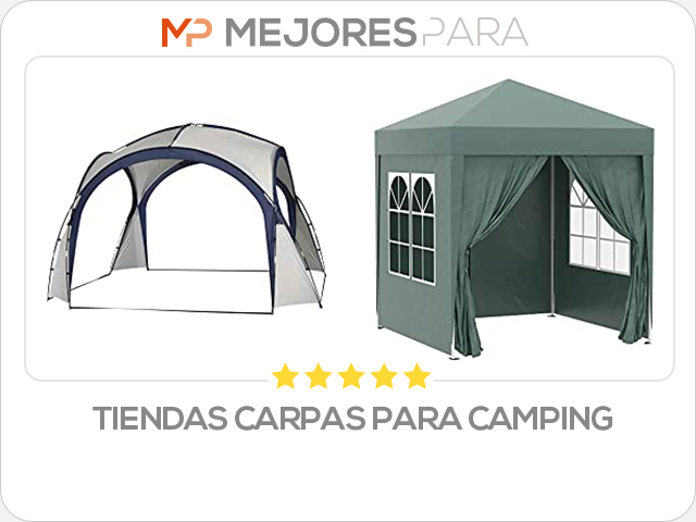 tiendas carpas para camping