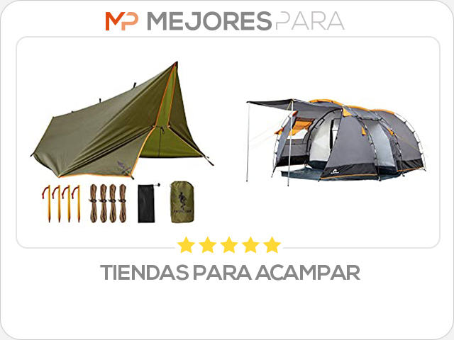 tiendas para acampar