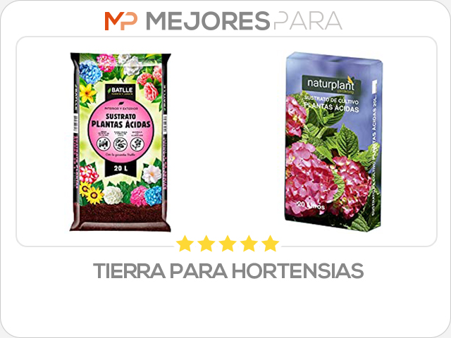 tierra para hortensias