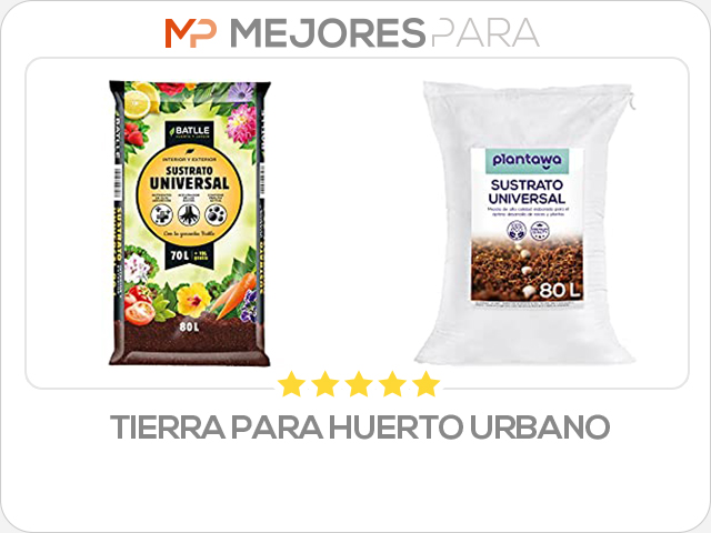 tierra para huerto urbano