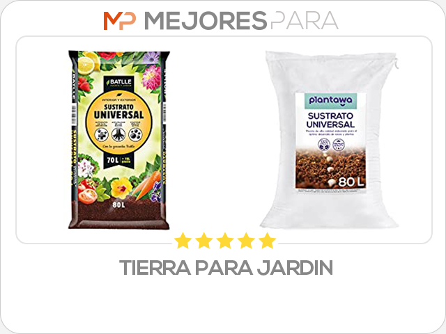 tierra para jardin