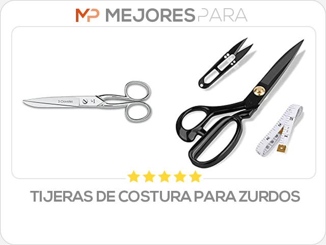 tijeras de costura para zurdos