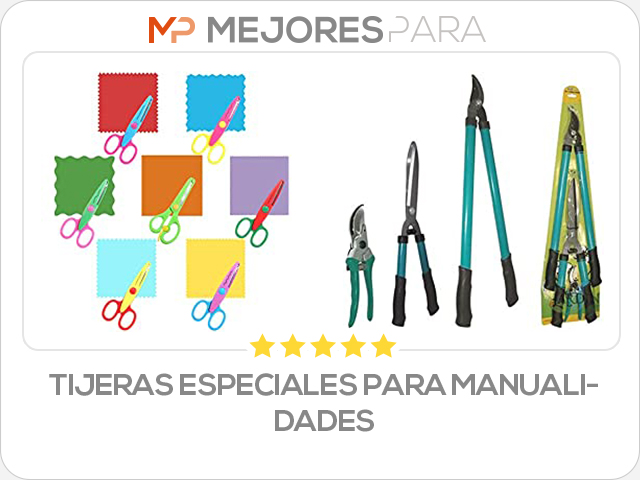 tijeras especiales para manualidades