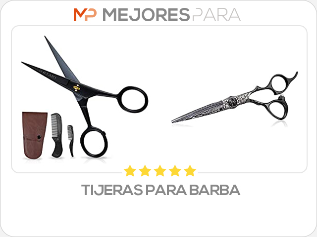 tijeras para barba