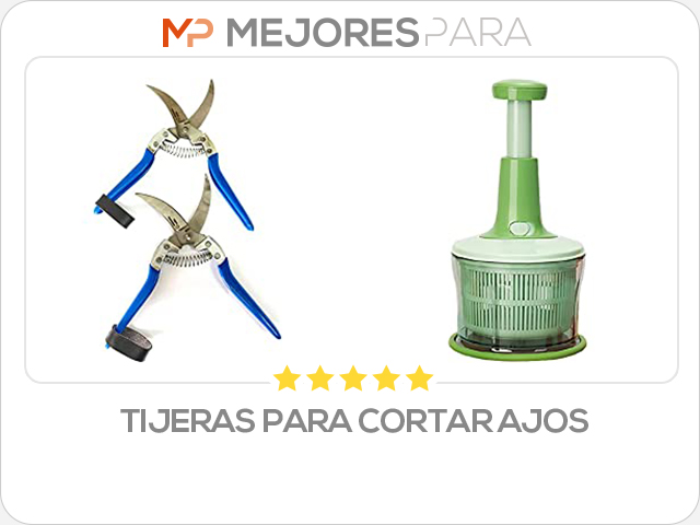 tijeras para cortar ajos