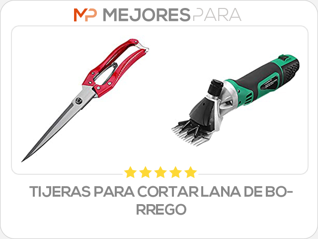 tijeras para cortar lana de borrego