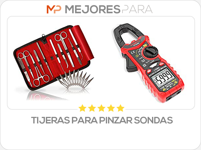 tijeras para pinzar sondas