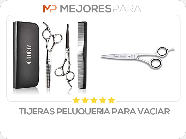 tijeras peluqueria para vaciar