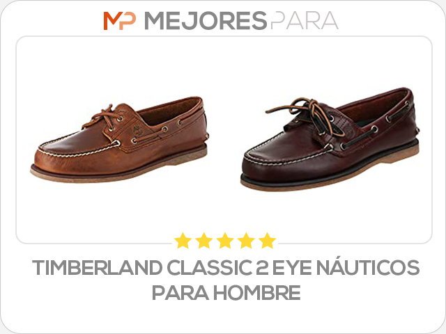 timberland classic 2 eye náuticos para hombre