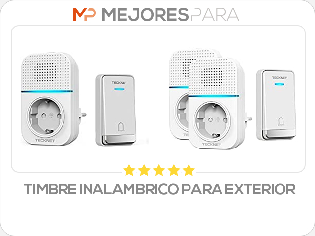 timbre inalambrico para exterior