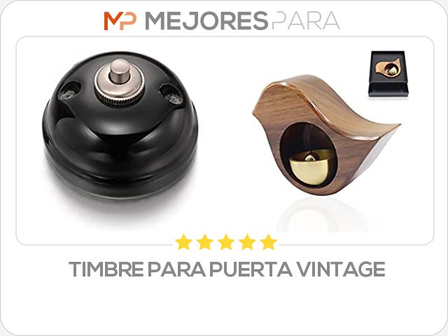 timbre para puerta vintage