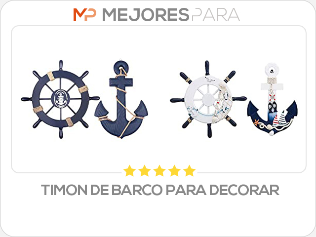 timon de barco para decorar