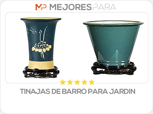 tinajas de barro para jardin