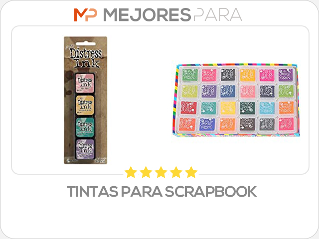 tintas para scrapbook