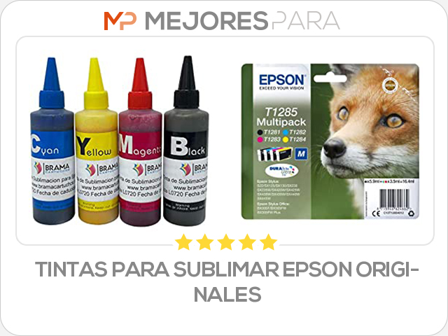 tintas para sublimar epson originales