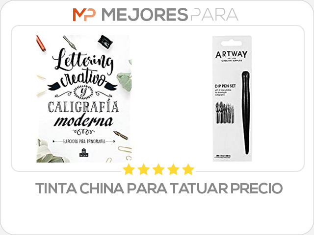 tinta china para tatuar precio