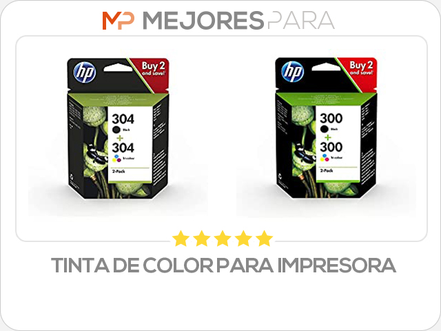 tinta de color para impresora