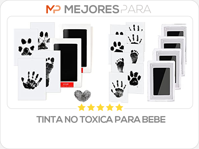 tinta no toxica para bebe