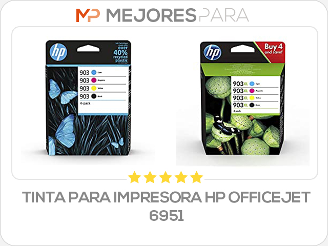 tinta para impresora hp officejet 6951