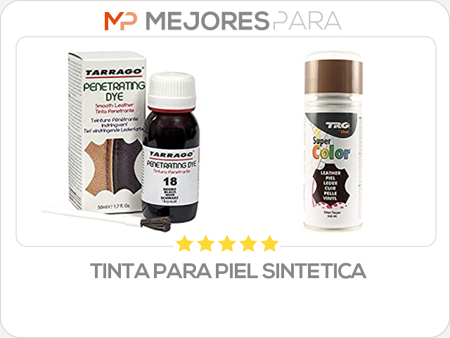 tinta para piel sintetica