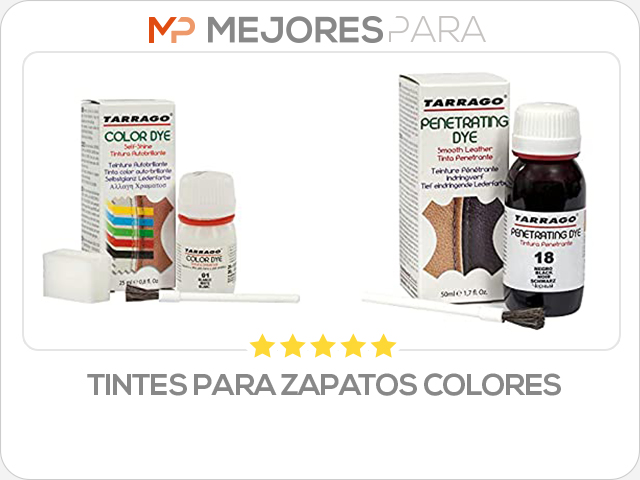 tintes para zapatos colores