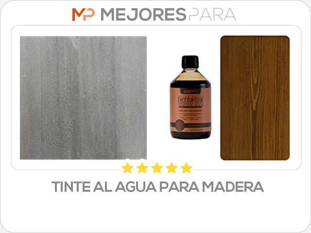 tinte al agua para madera