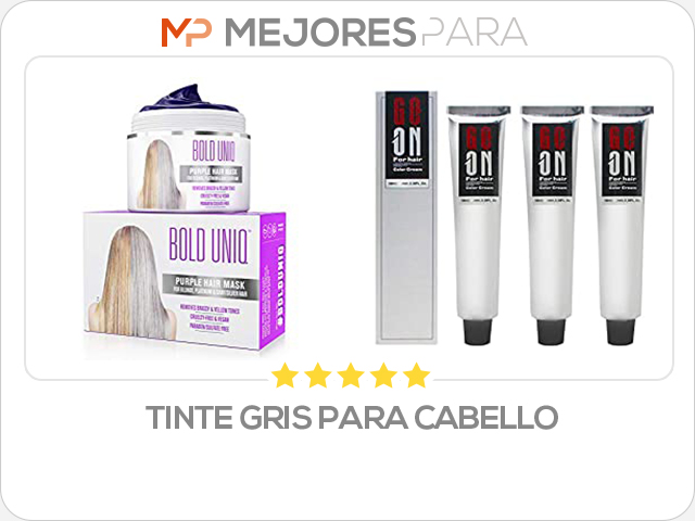 tinte gris para cabello