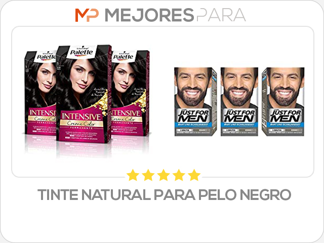 tinte natural para pelo negro