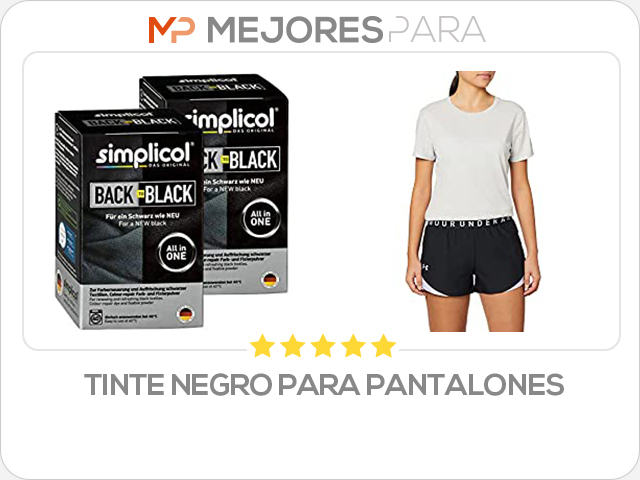 tinte negro para pantalones