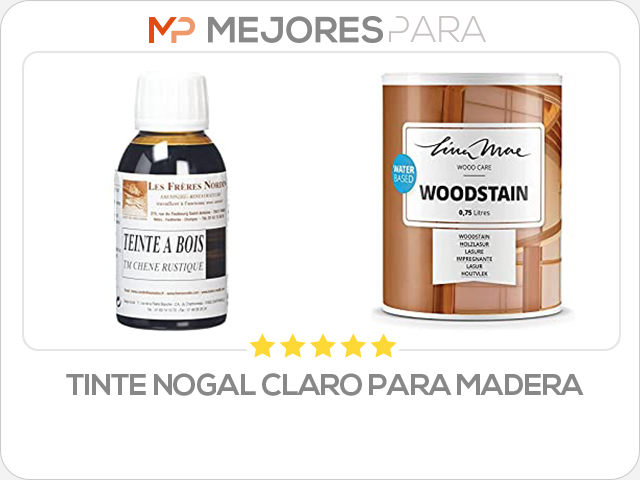 tinte nogal claro para madera