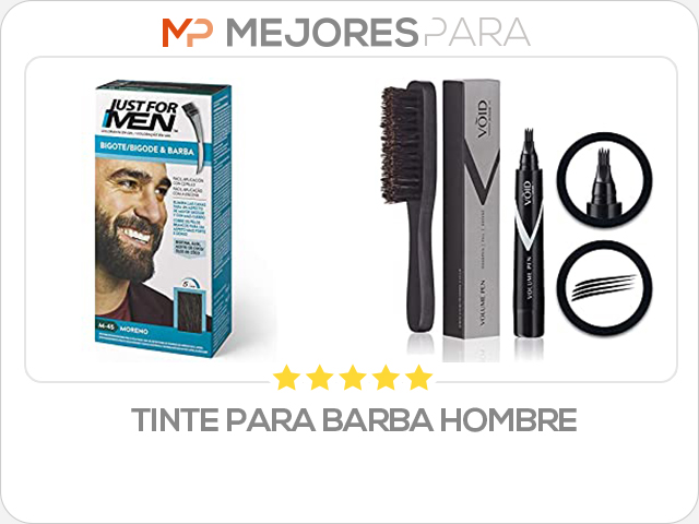 tinte para barba hombre