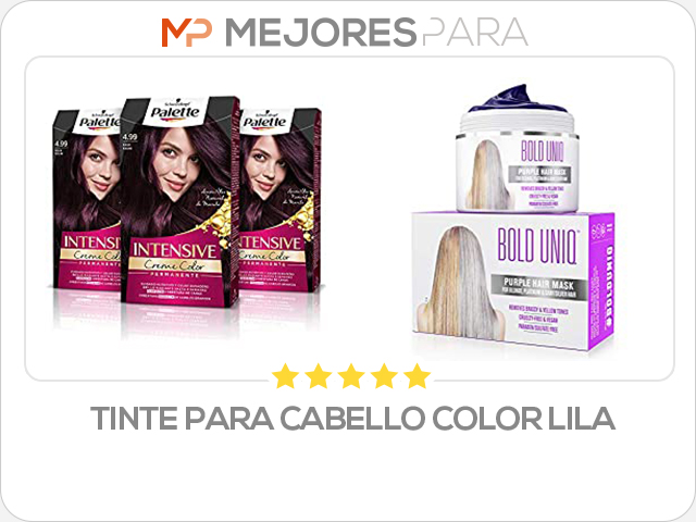 tinte para cabello color lila