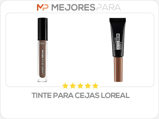 tinte para cejas loreal