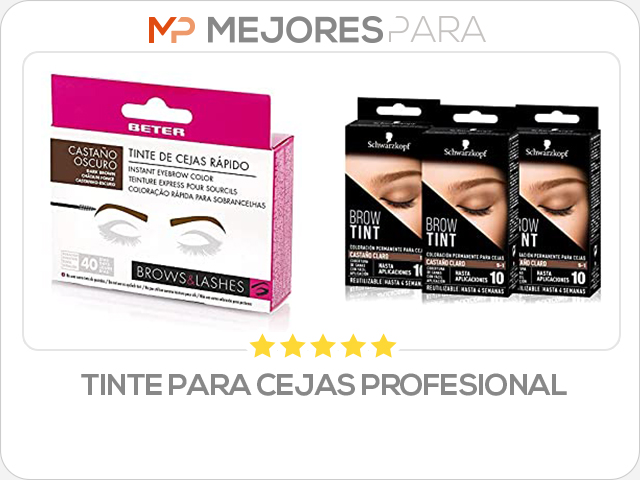 tinte para cejas profesional