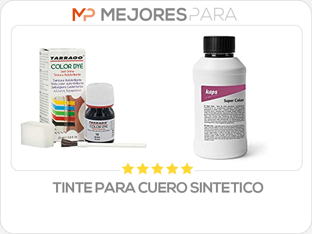 tinte para cuero sintetico