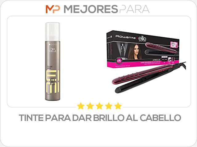 tinte para dar brillo al cabello