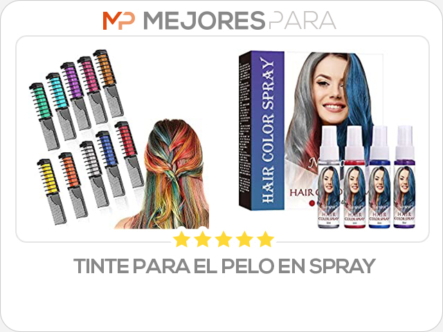 tinte para el pelo en spray