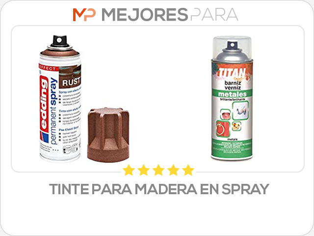 tinte para madera en spray