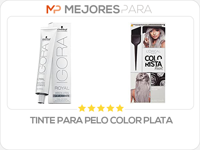 tinte para pelo color plata