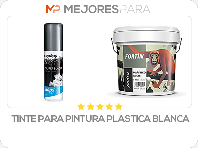 tinte para pintura plastica blanca