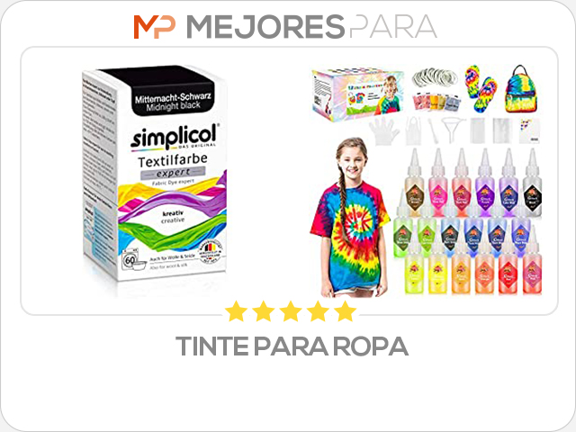 tinte para ropa