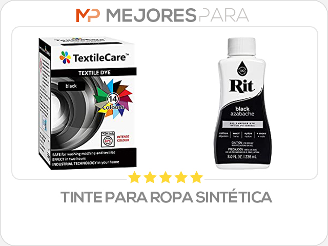 tinte para ropa sintética