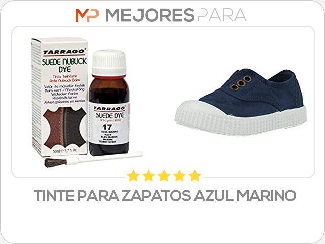 tinte para zapatos azul marino